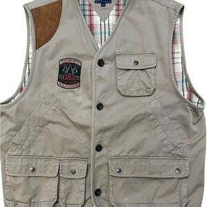 Vintage Tommy Hilfiger L Mountain TH Outdoors Parch Expedition Patrol Vest 082